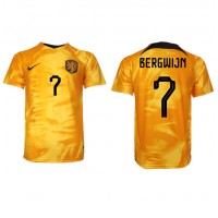 Camisa de time de futebol Holanda Steven Bergwijn #7 Replicas 1º Equipamento Mundo 2022 Manga Curta
